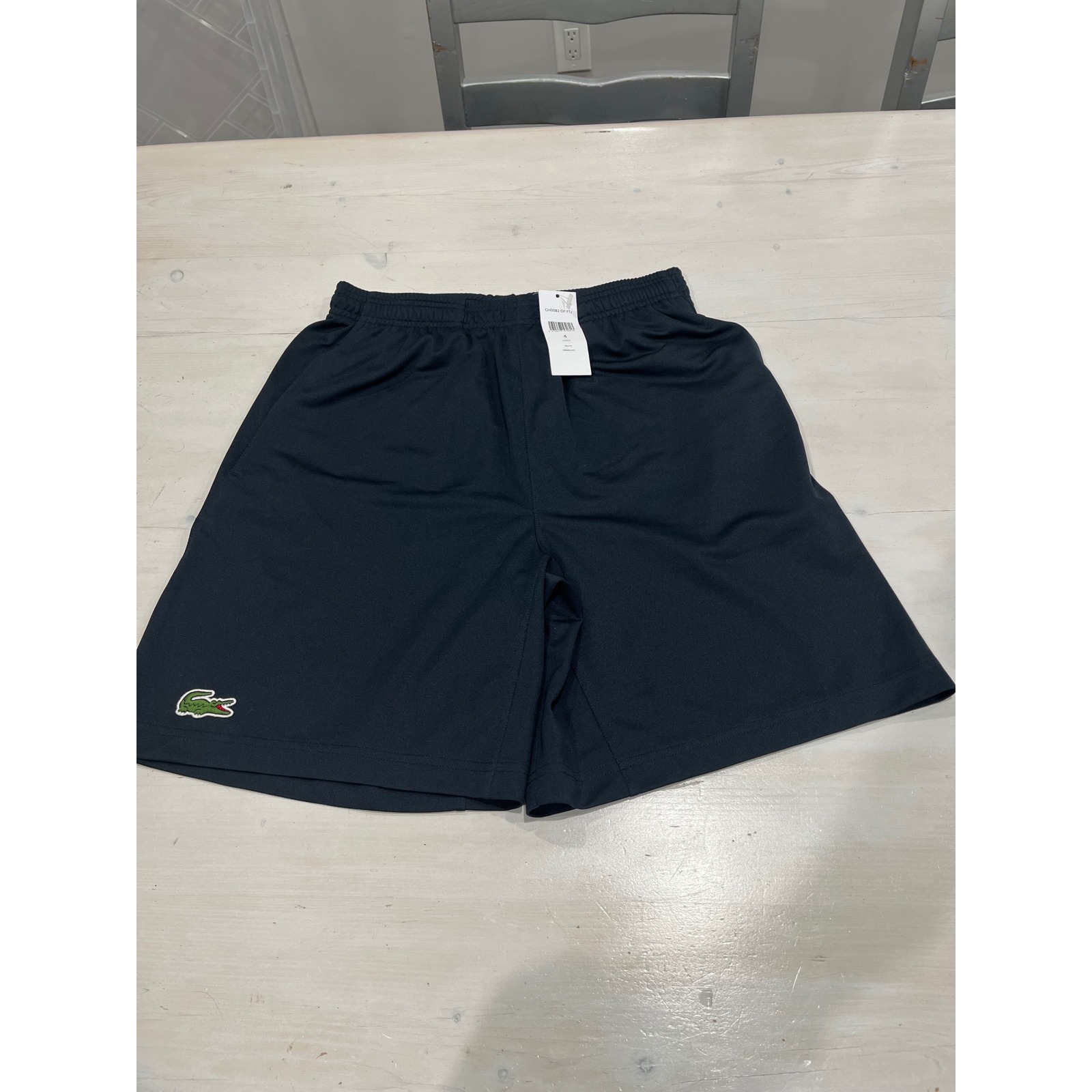 Lacoste Sport Athletic Shorts Training Gym Activewear Black Medium