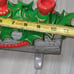 Vntg Ceramic Yule Log Candle Holder Atlantic Mold 1977 Holiday Decor Christmas