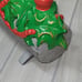 Vntg Ceramic Yule Log Candle Holder Atlantic Mold 1977 Holiday Decor Christmas