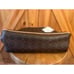 Vintage Fossil Brown Logo Bowling Bag Genuine Leather Purse 75082 NWT