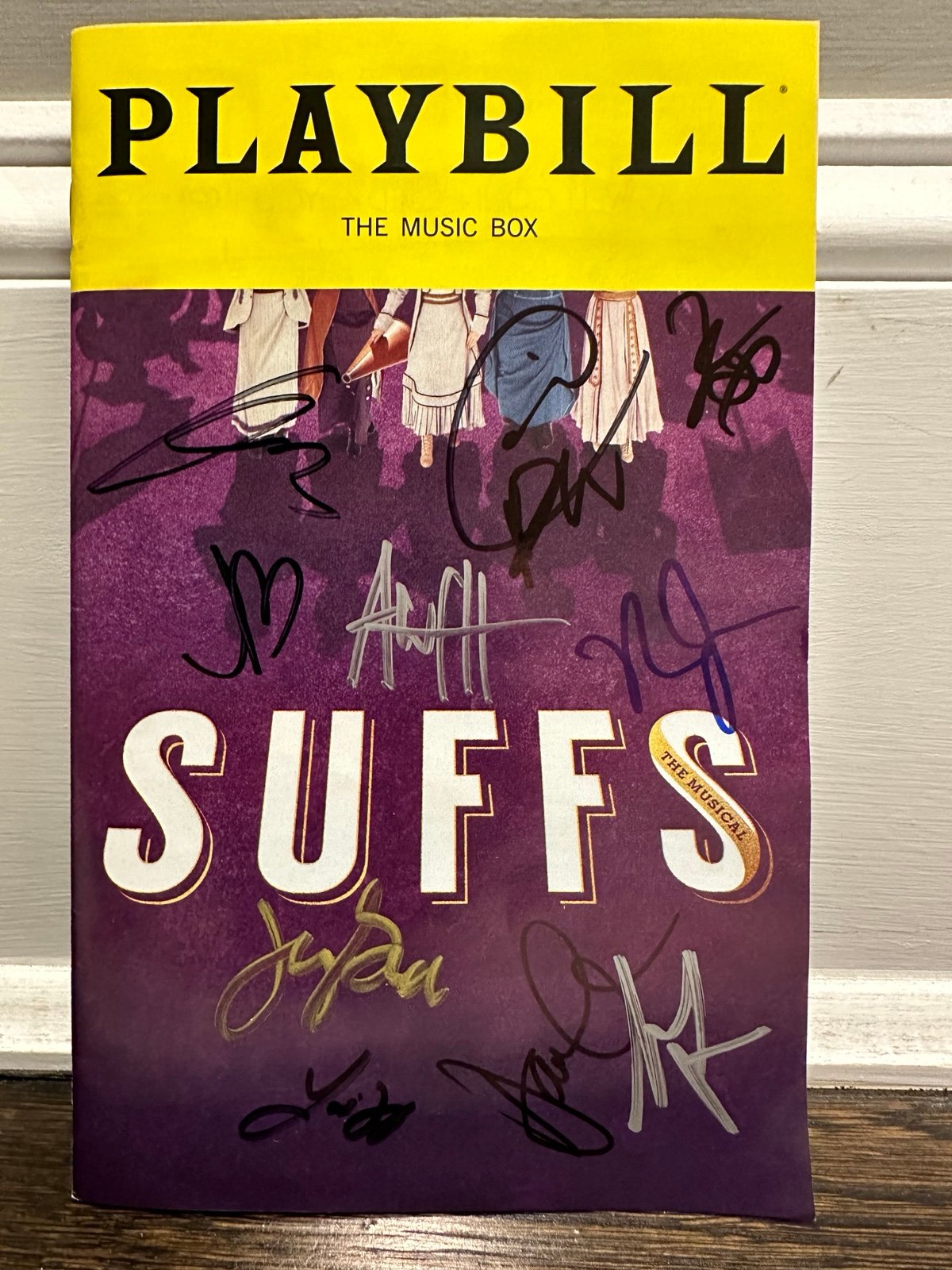 Suffs Signed Broadway Playbill