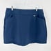 Greg Norman Skort Pickleball Tennis Golf Skirt Navy Blue Elastic Waist fishing
