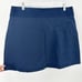 Greg Norman Skort Pickleball Tennis Golf Skirt Navy Blue Elastic Waist fishing