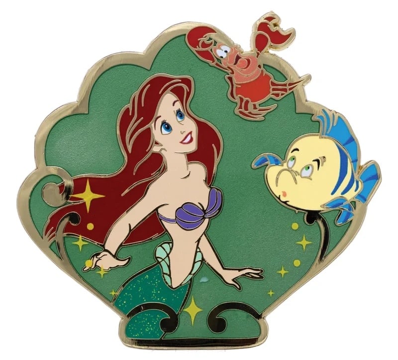 Artist Proof- PALM 35th - Little Mermaid- Ariel Flounder & Sebastian Pin