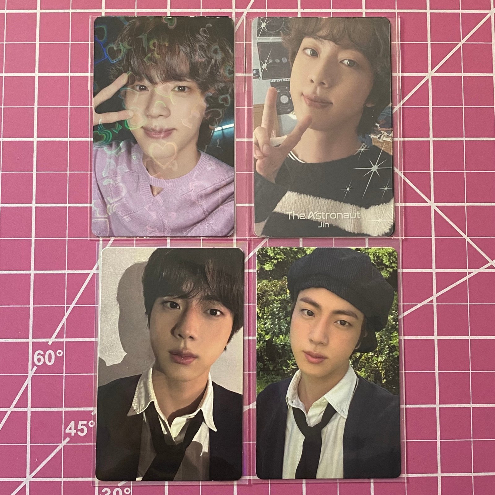 BTS ASTRONAUT *RARE* JIN JAPAN EXCLUSIVE PHOTOCARD SET