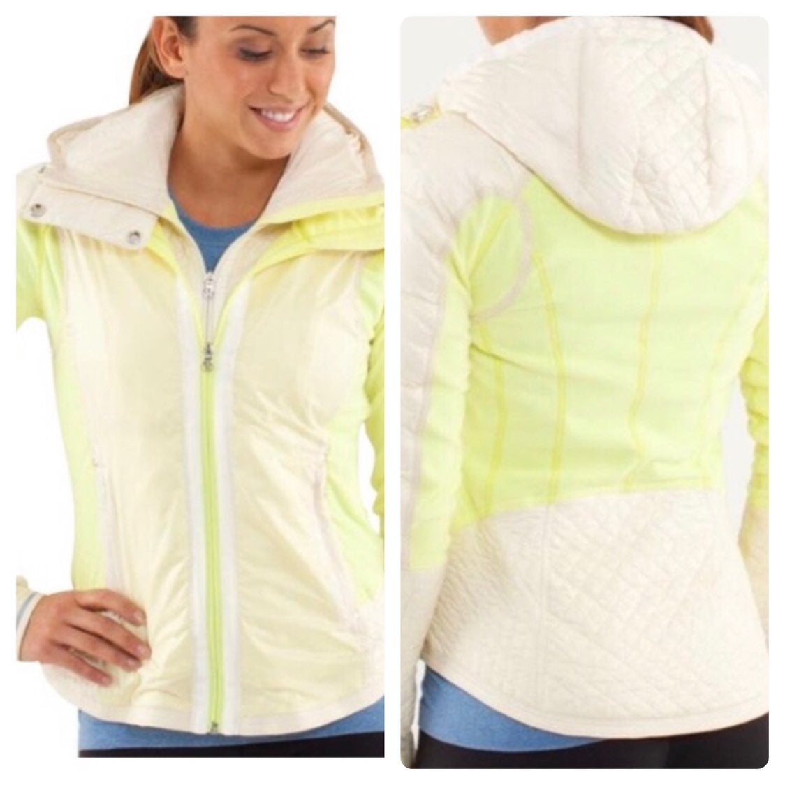 Lululemon Run Bundle Up Jacket in Yellow