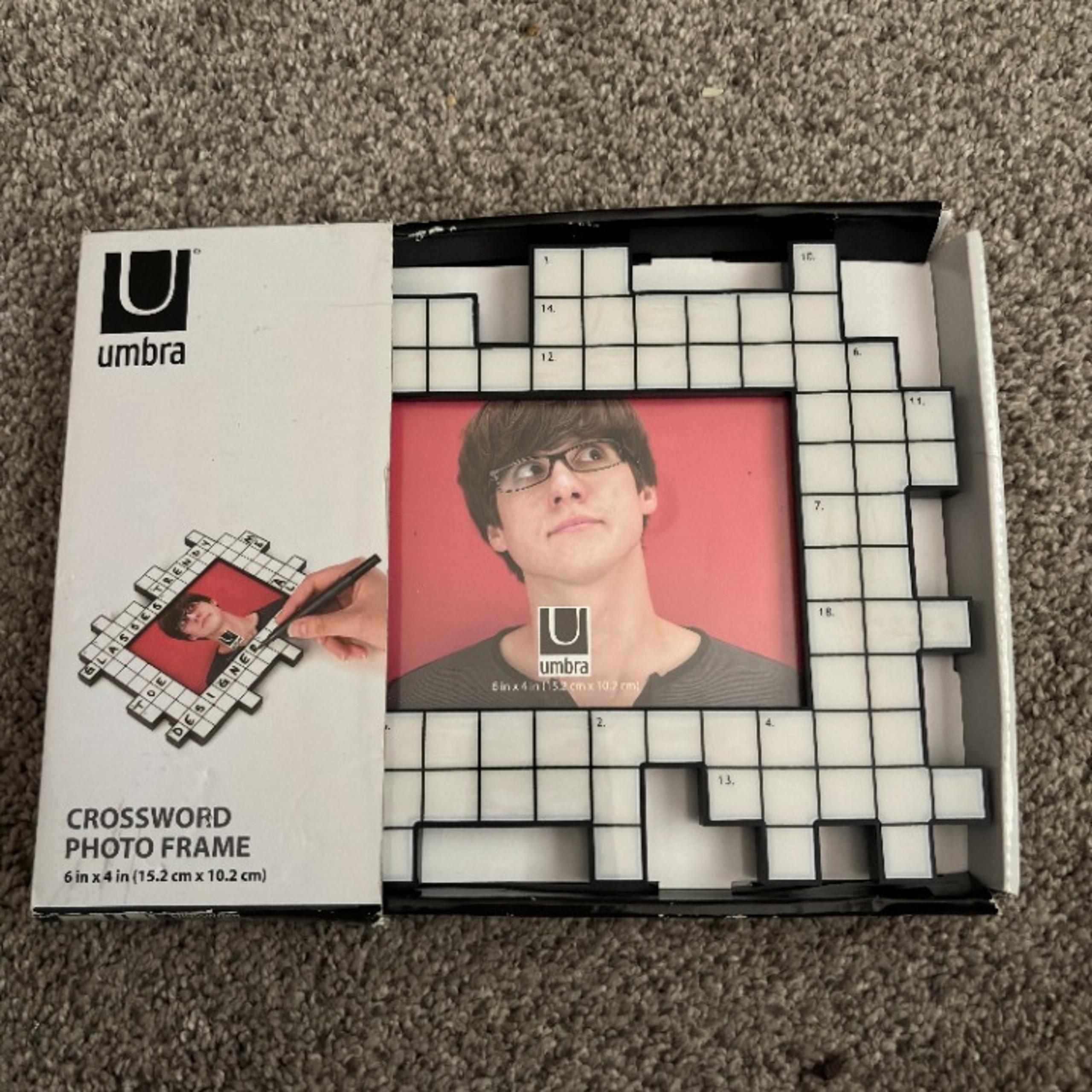 UMBRA Crossword Photo Frame 6" x 4" W / Marker