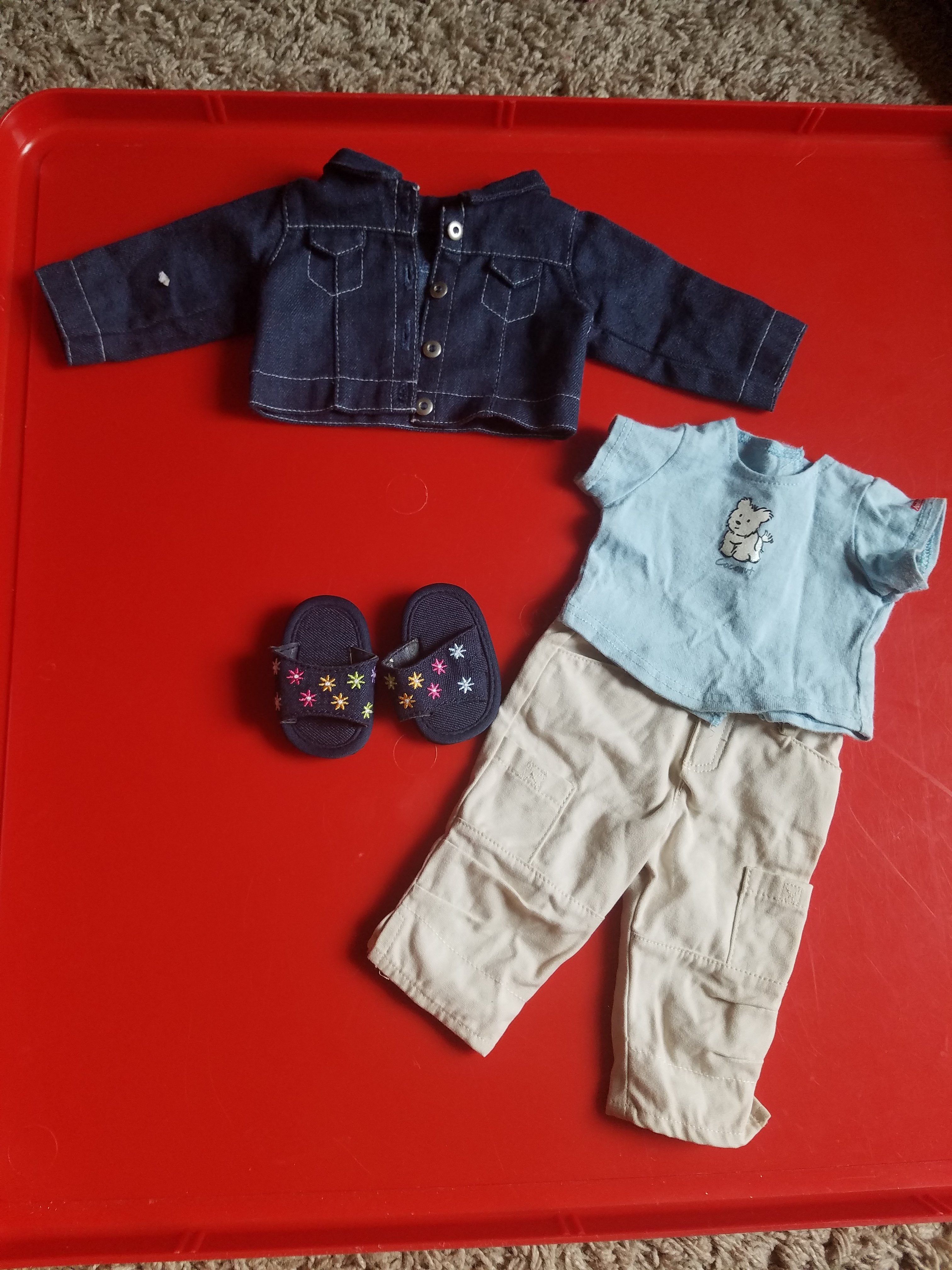 American girl Coconut outfit