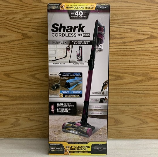 Shark IZ163H Pet Plus Cordless Stick Vacuum with Self-Cleaning Brushroll