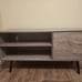 NEW Modern Mid Century TV Stand with Storage for TVs up to 55 inch, Grey