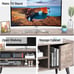 NEW Modern Mid Century TV Stand with Storage for TVs up to 55 inch, Grey