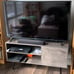 NEW Modern Mid Century TV Stand with Storage for TVs up to 55 inch, Grey