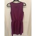 Athletes Dress One Piece Purple Stretch Size Xxs Drawstring