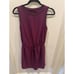 Athletes Dress One Piece Purple Stretch Size Xxs Drawstring