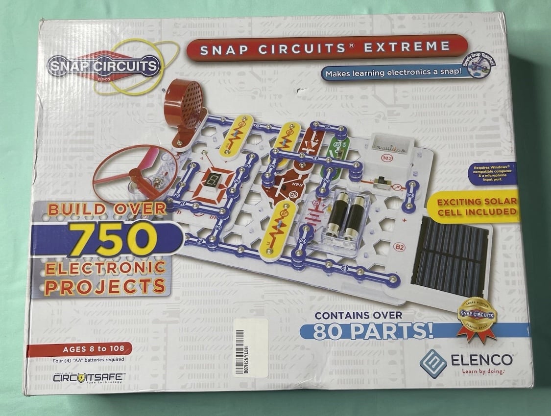 Elenco Electronics Snap Circuits Extreme 750 Experiments Kit (SC750)