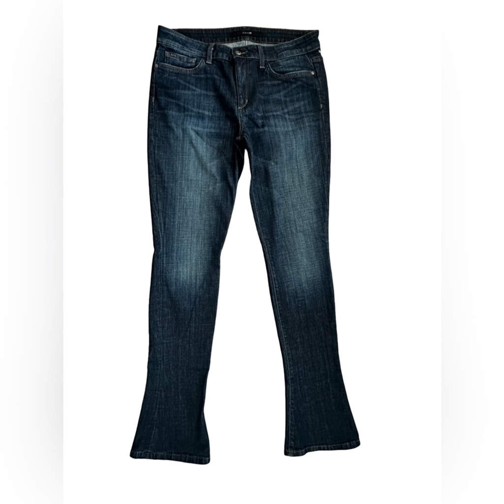 Joe’s Jeans MICRO FLARE SKINNY Jeans Blue Distressed Women’s Size 31 WAIST 34.
