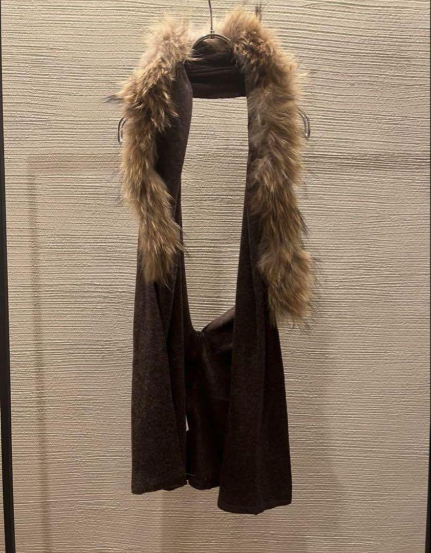 00s Archive Goa Vintage Fur Vest Sweater Vests