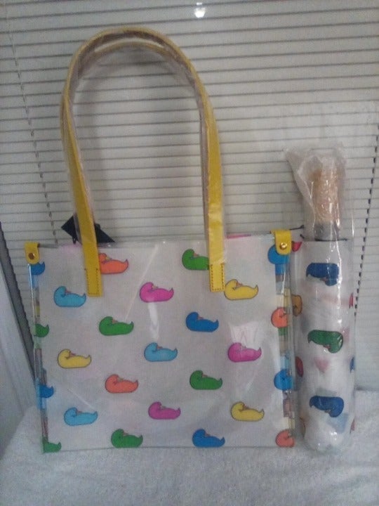DOONEY & BOURKE MEDIUM SHOPPER & UMBRELL