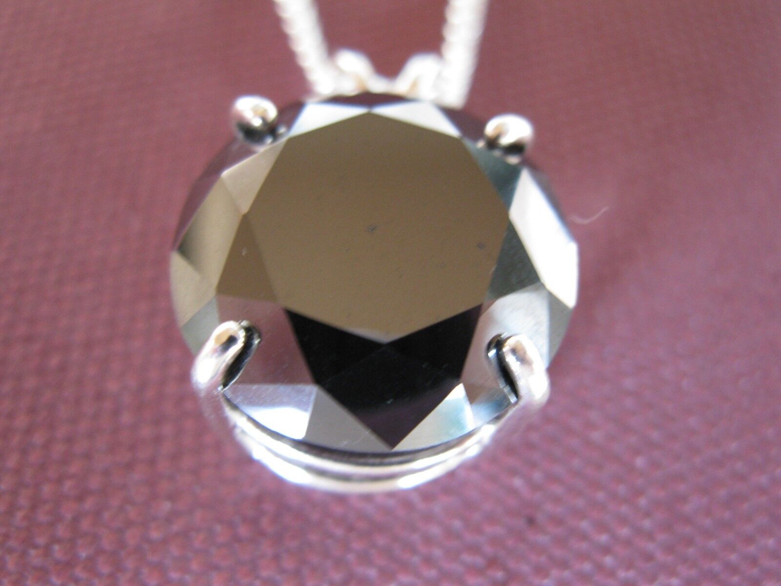 12.30ct BLACK DIAMOND NECKLACE,CERTI FICATE OF AUTHENTICITY,F REE DIAMOND TESTER