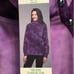 Tie dye fleece top