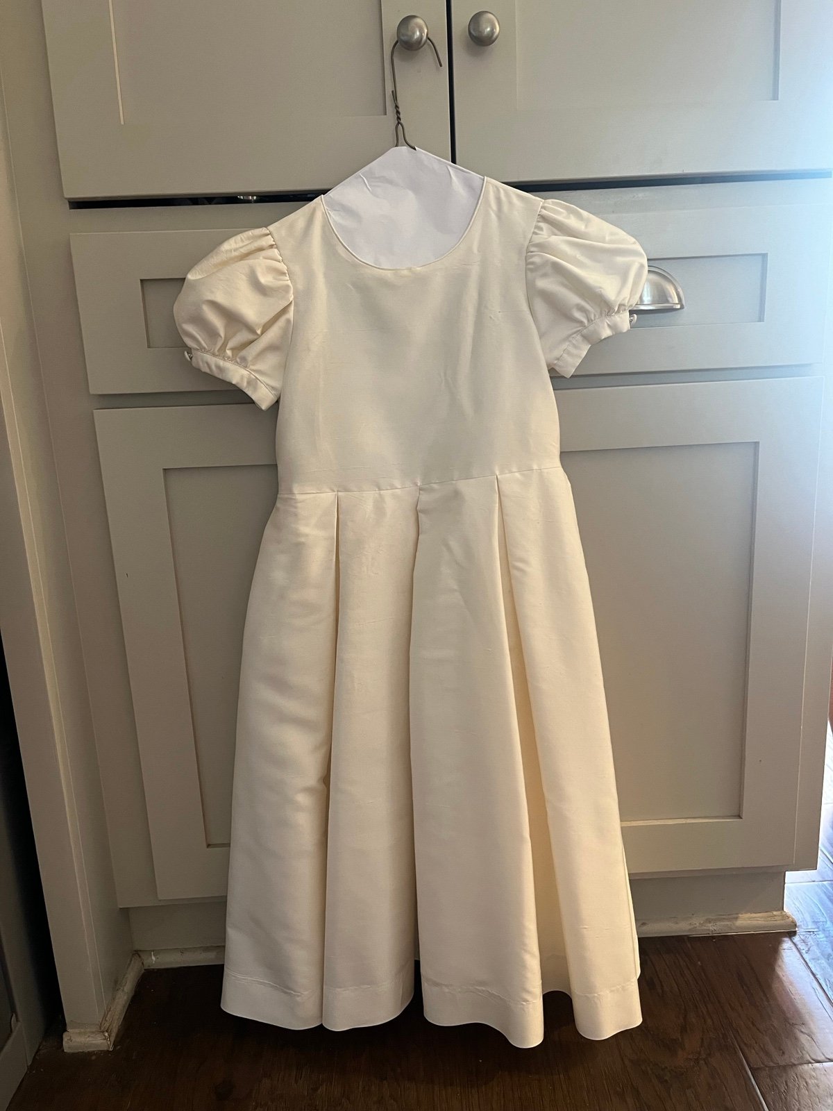 Amelia Brennan Ivory Silk Bridesmaid Dress and petticoat.