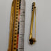 Vintage Signed Swarovski Gold Tone Enamel Crystal Golf Club Bar Brooch Pin