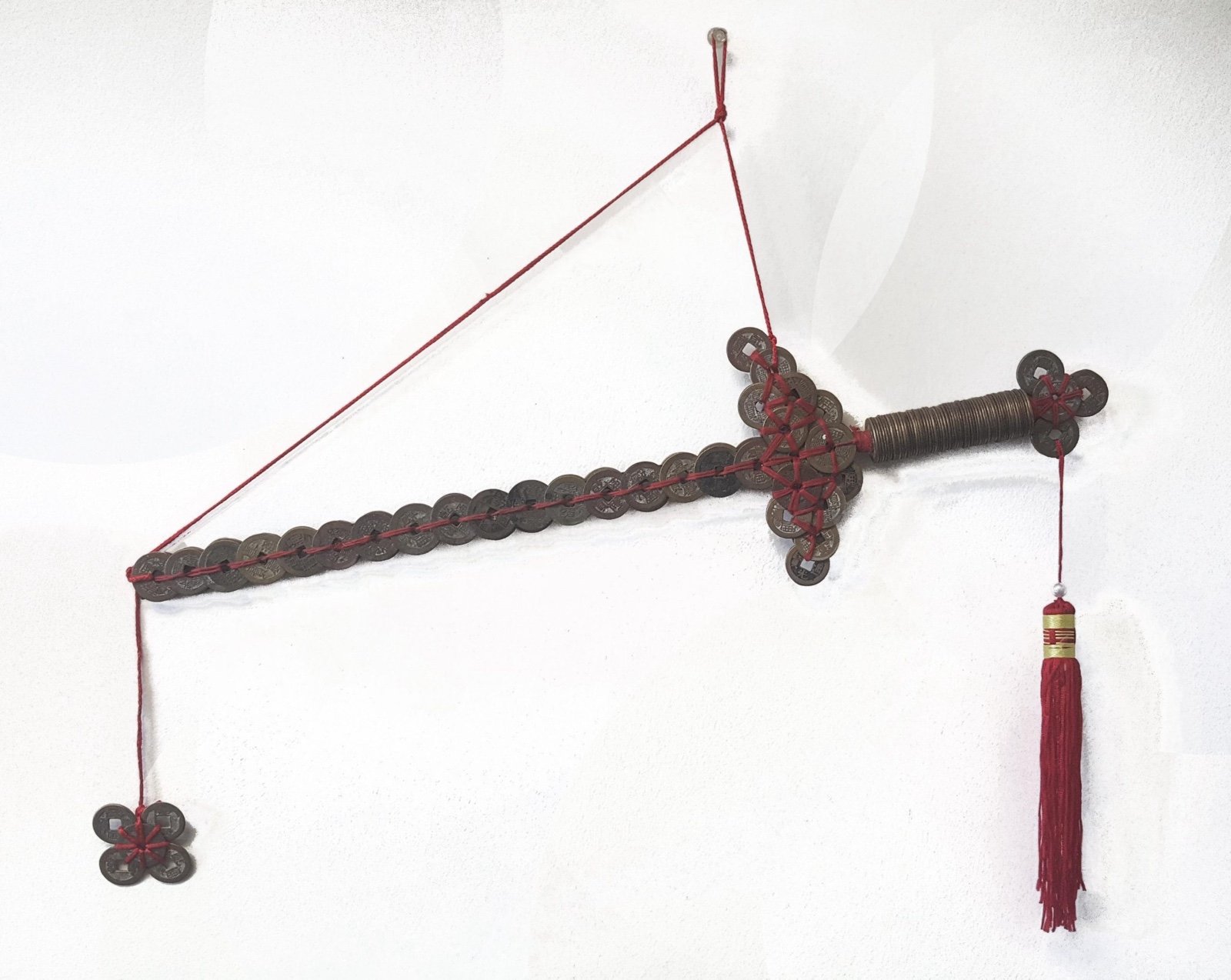 Sword made of 130 China Cash coins