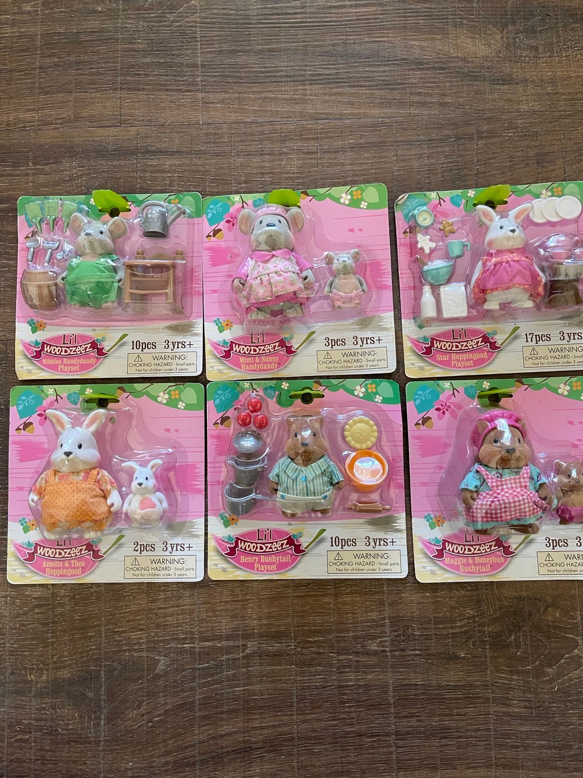 Lil Woodzeez Lot Brand New