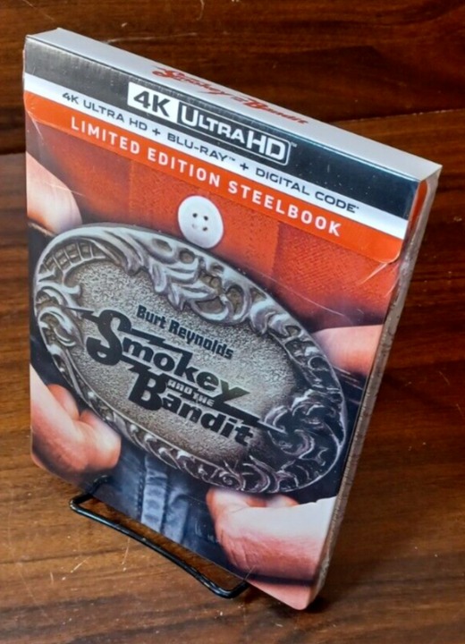 Smokey and The Bandit Steelbook (4K+Blu-ray-No Digital Code)-Free Box Shipping