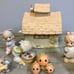 Adorable Precious Moments Fall Festival Light Up Barn & Figurines
