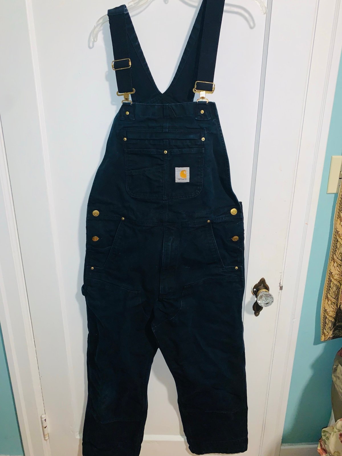 Carhartt Denim Overalls 34x30