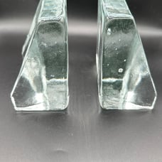 Vintage BLENKO Art Glass Bookends Wayne Husted 1970s