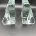 Vintage BLENKO Art Glass Bookends Wayne Husted 1970s