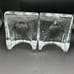Vintage BLENKO Art Glass Bookends Wayne Husted 1970s