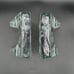 Vintage BLENKO Art Glass Bookends Wayne Husted 1970s