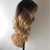 20 BROWN OMBRE BODY WAVY LACE FRONT