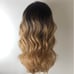 20 BROWN OMBRE BODY WAVY LACE FRONT