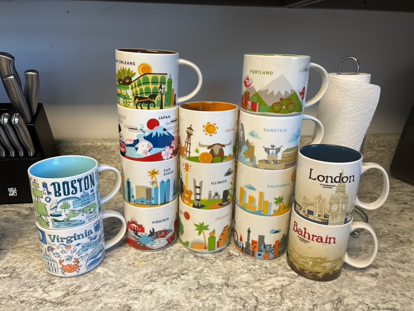Starbucks mugs