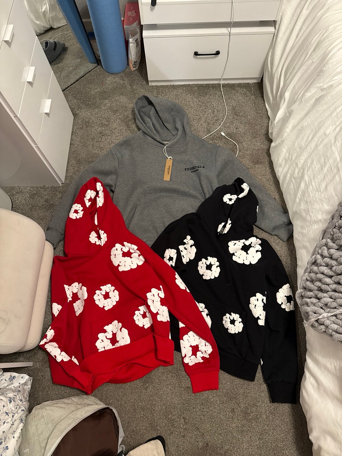 denim’s tears, and essential hoodies (PACK)