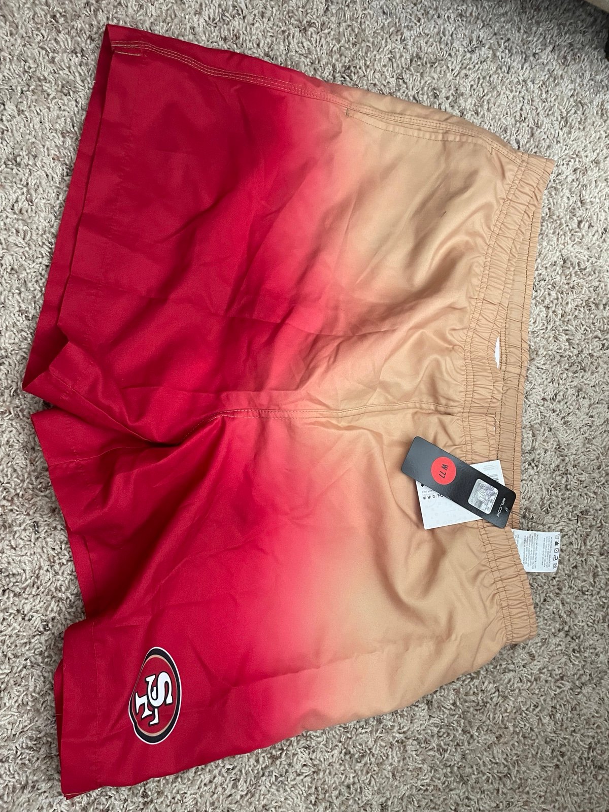 Nfl San Francisco 49ers swim trunks size 3xl