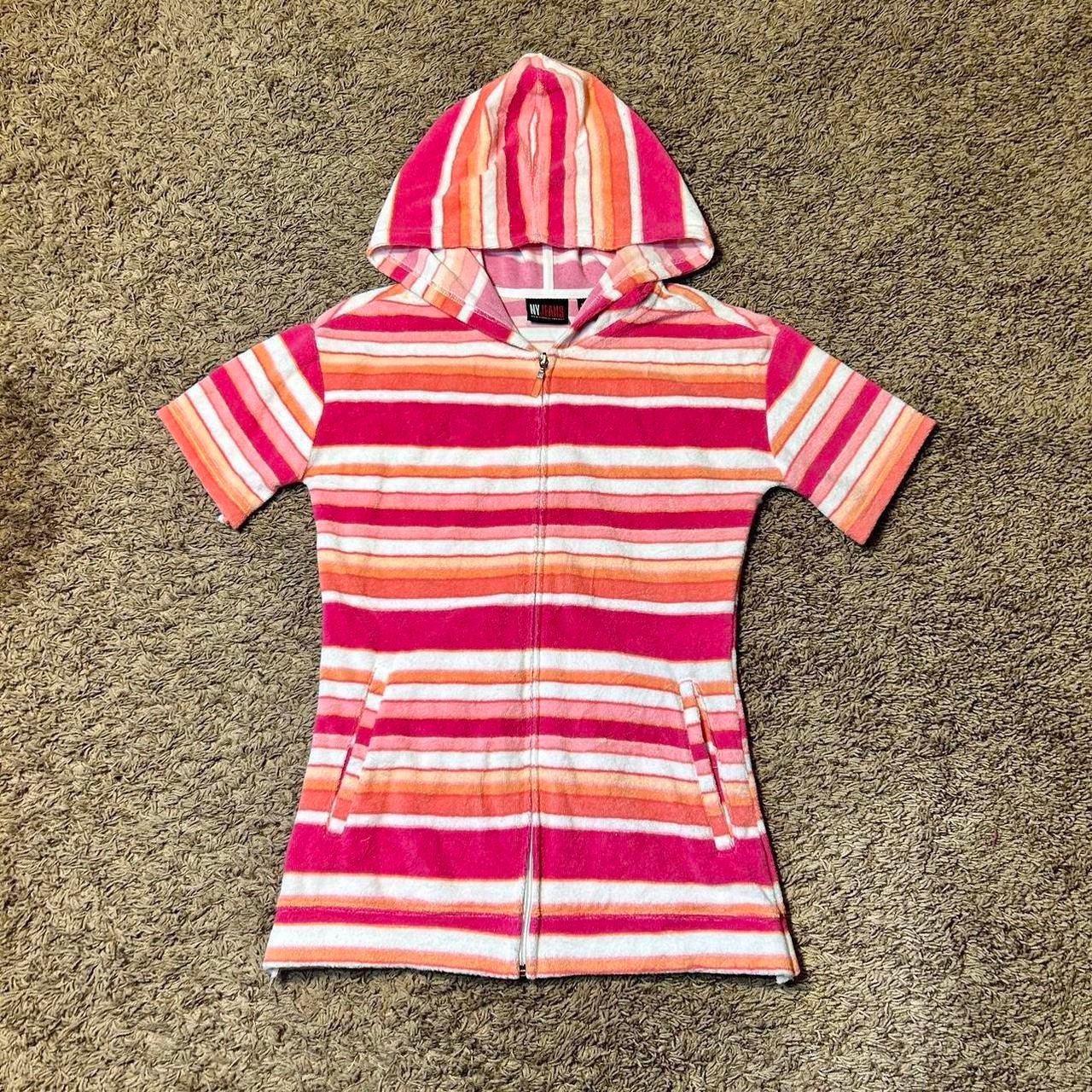 Striped Fitted Hoodie by NYJeans!