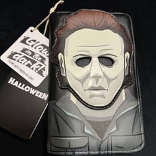 Halloween Michael Myers GLOW Loungefly Wallet NWT