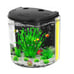 Aquarium Fish Tank 1.2 gal Betta Tank Starter Kit w/ LED Light, Filter, & Pump