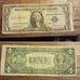 Off set ERROR 1935 e 1 blue silver certificate