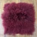 CB2 Crate and Barrel Mongolian sheepskin fur pillow cover
