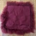 CB2 Crate and Barrel Mongolian sheepskin fur pillow cover