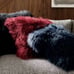 CB2 Crate and Barrel Mongolian sheepskin fur pillow cover