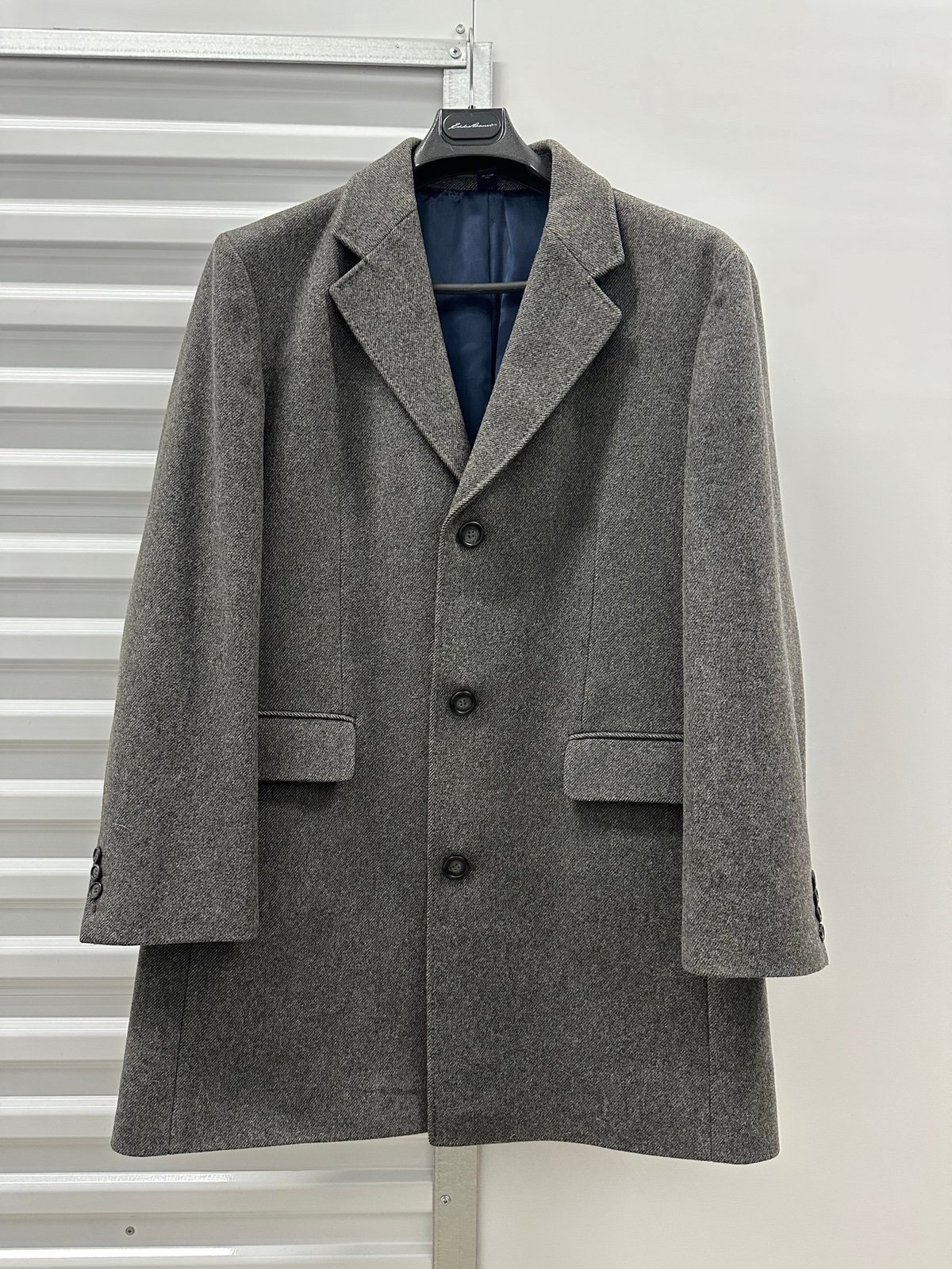 J Crew Wool Coat - Men’s Large - Grey - mid-length