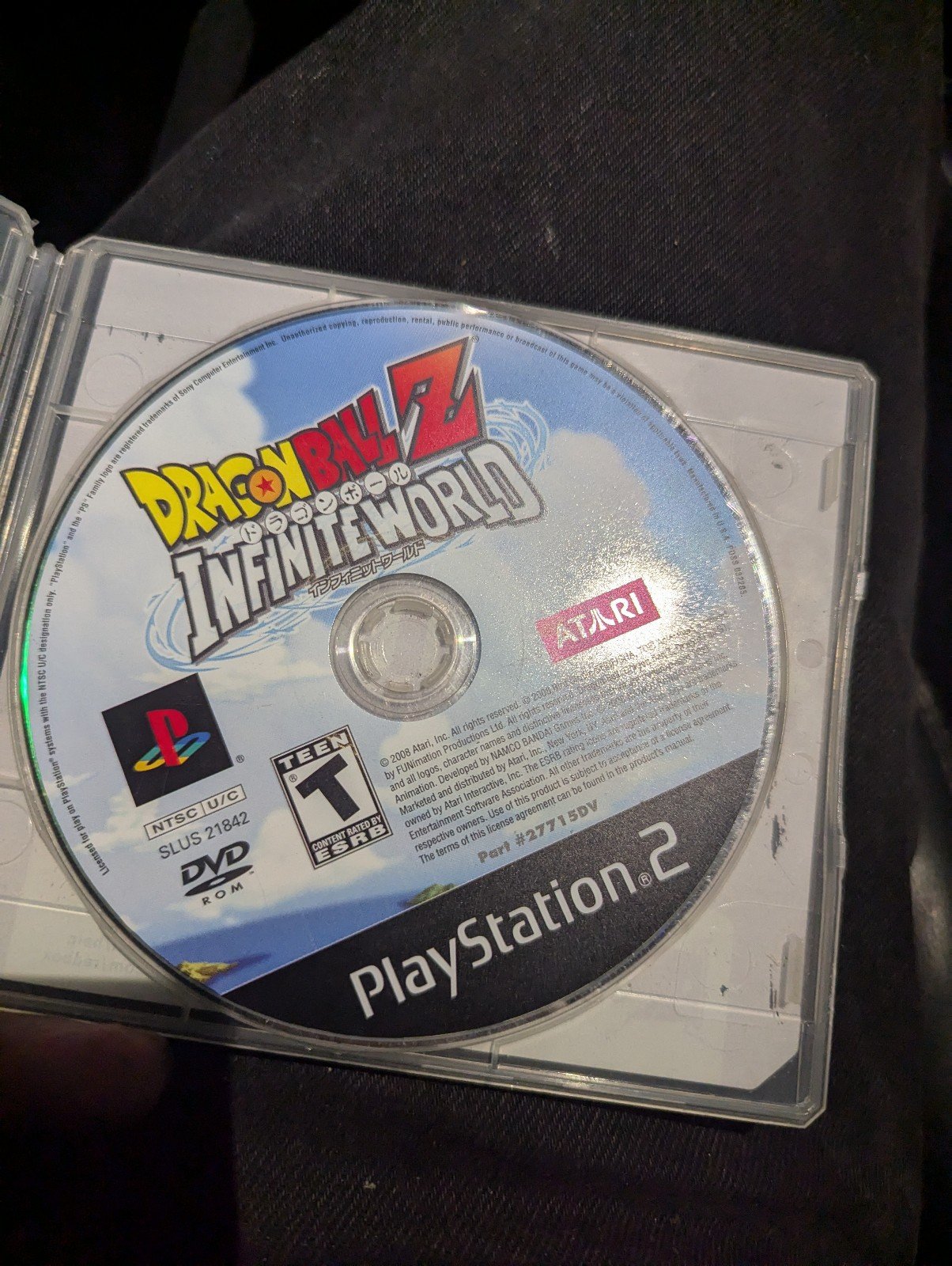 Dragon Ball Z: Infinite World (Sony PS2 , 2008) Disc Only  See pics for conditio