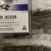2018 Panini Illusions Lamar Jackson First Impressions Memorabilla SP Red #13/50